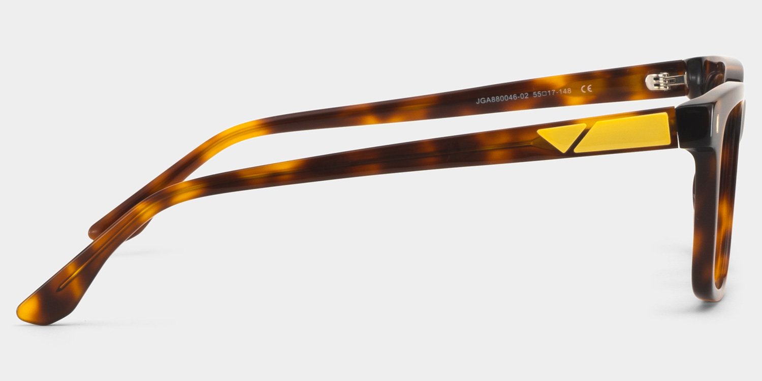 Travis Rectangle Tortoise Glasses3