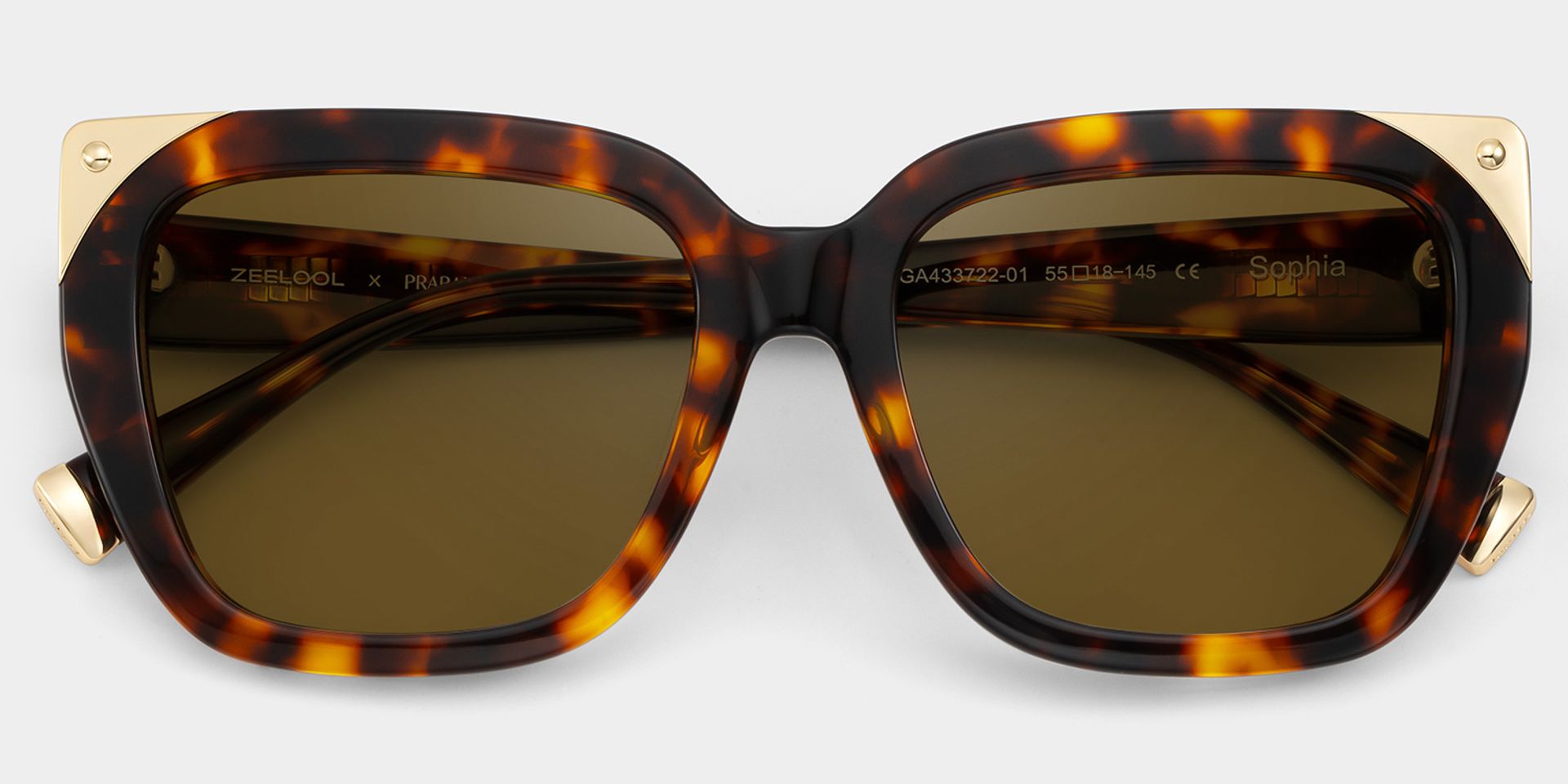 Sophia Tortoise Butterfly Sunglasses | ZEELOOL x Prabal Gurung2