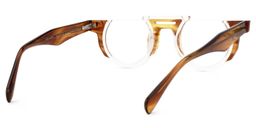 Mastin Round Brown Glasses3