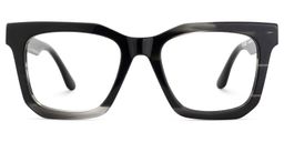 Nichole Square Black Glasses1