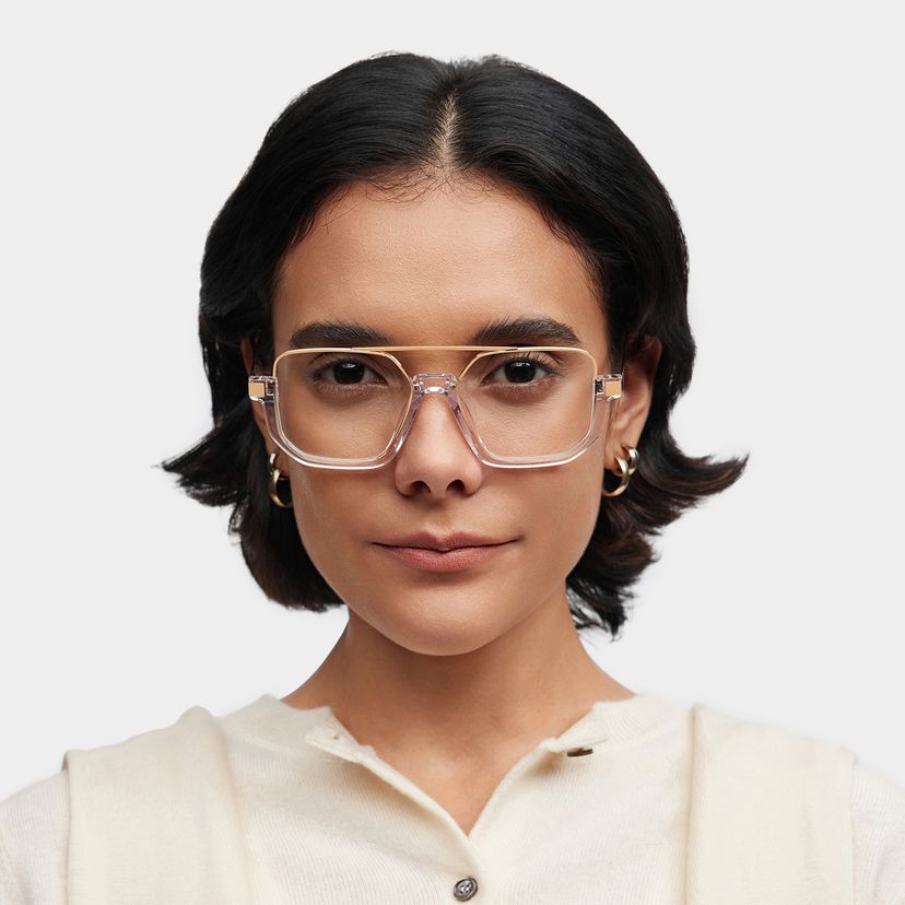Oromiya Aviator Clear Glasses