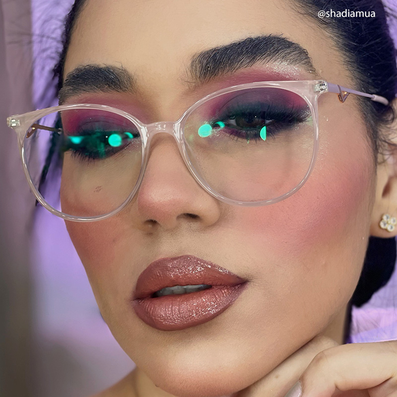 Chanty Round Pink Glasses6