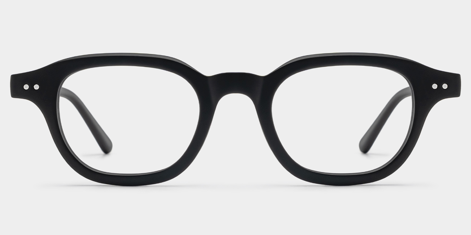Amber Black Frame Glasses with Square Frame Online | ZEELOOL1
