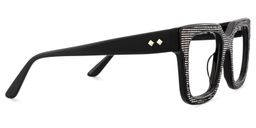 Solmarie Square Black Glasses4