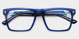 Henry Blue Rectangle Glasses1