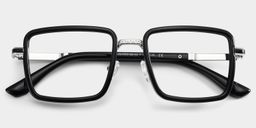 Hunter Black Square Glasses2
