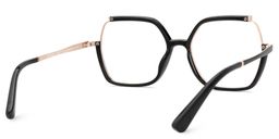 Alexia Black Square Glasses3
