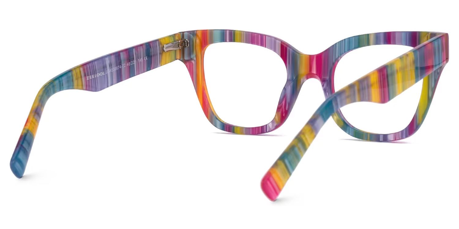 Nereyda Candy Color Eyeglasses Skittles | ZEELOOL UK3