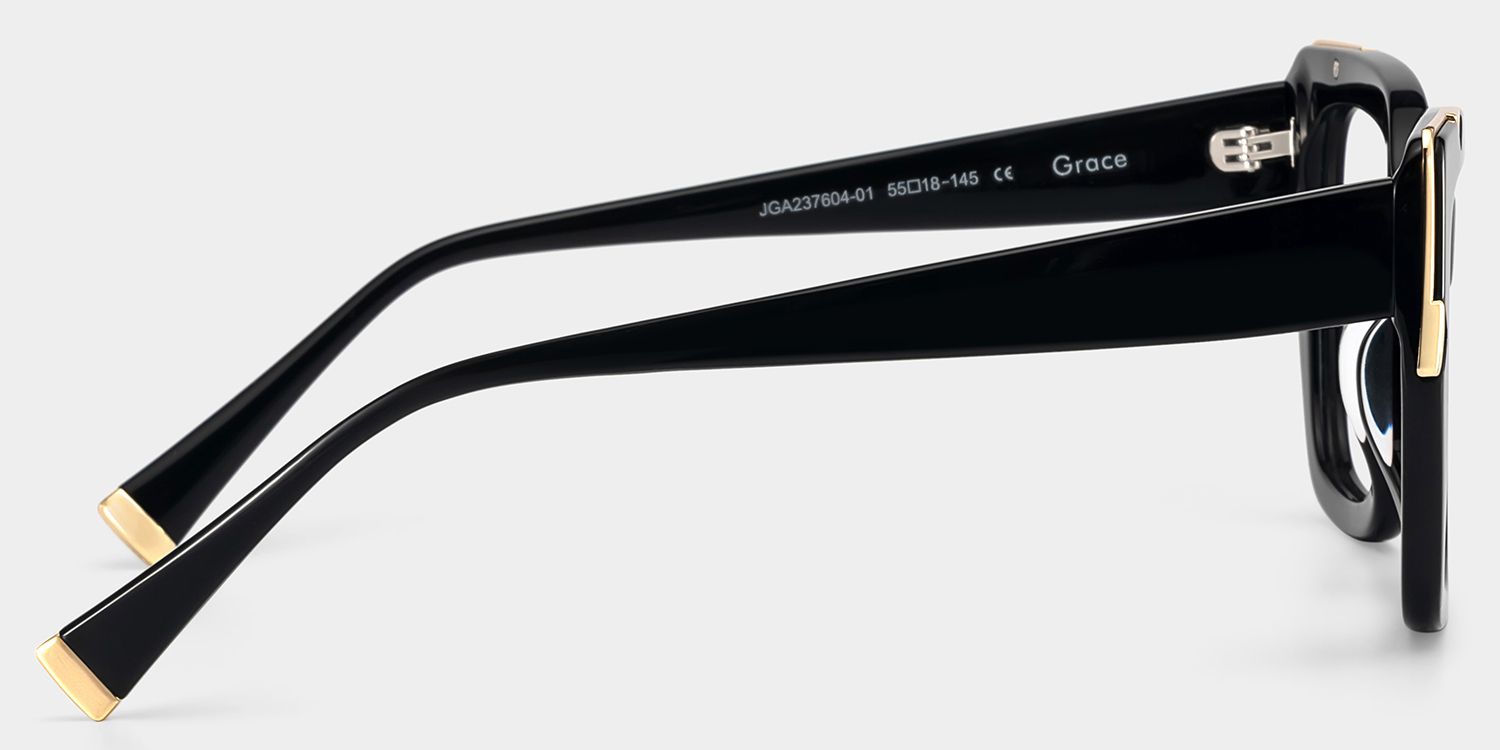 Grace Black Butterfly Frame Glasses | ZEELOOL x Prabal Gurung4