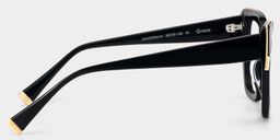 Grace Black Gold Cat eye Glasses4