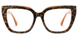 Tamarrah Cateye Leopard Glasses0