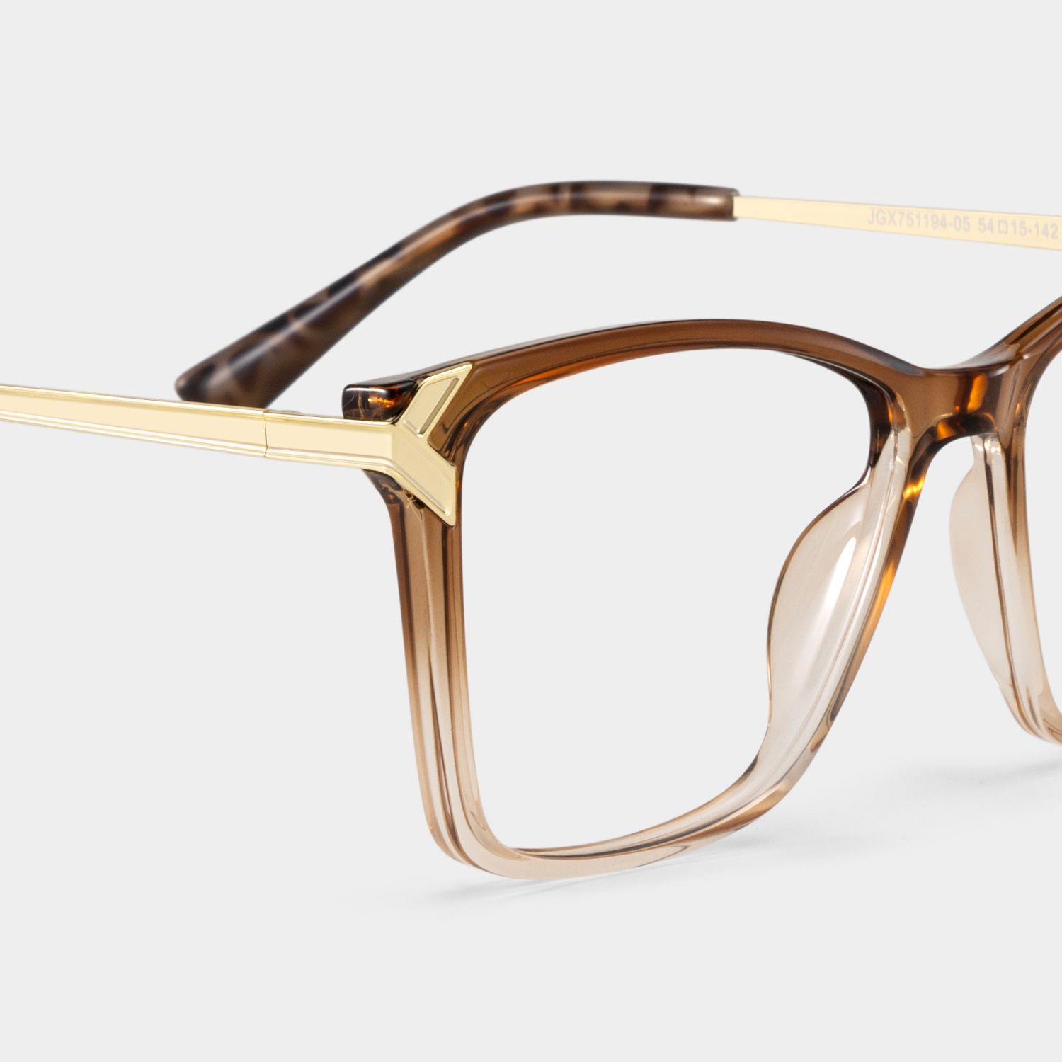 Mia brown square frame glasses Online | ZEELOOL5