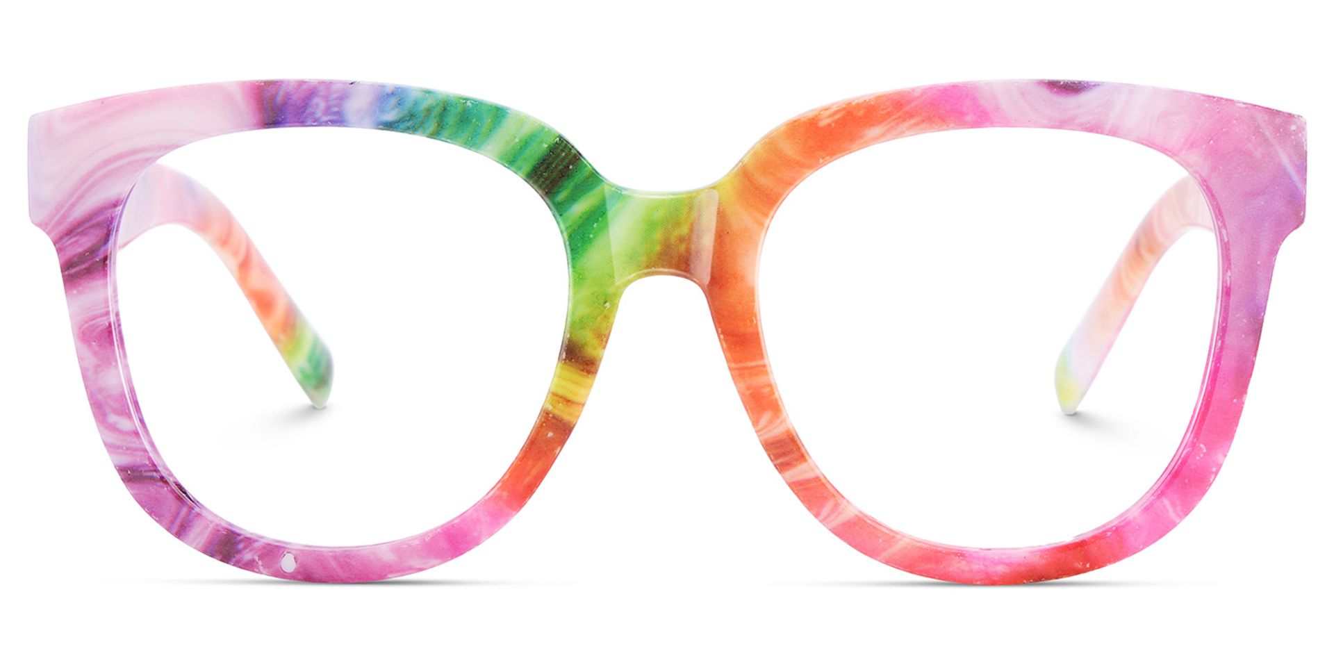 Multicolor Square Frame Glasses - Harrell on Sale | ZEELOOL UK0