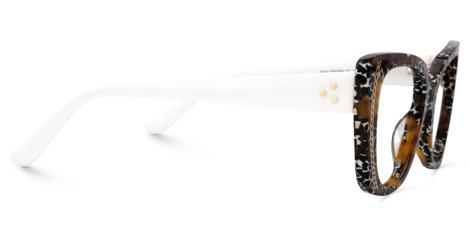 Smolin Acetate Leopard Cat Eye Frames | ZEELOOL UK2