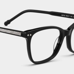 Marigold Rectangle Black Glasses4