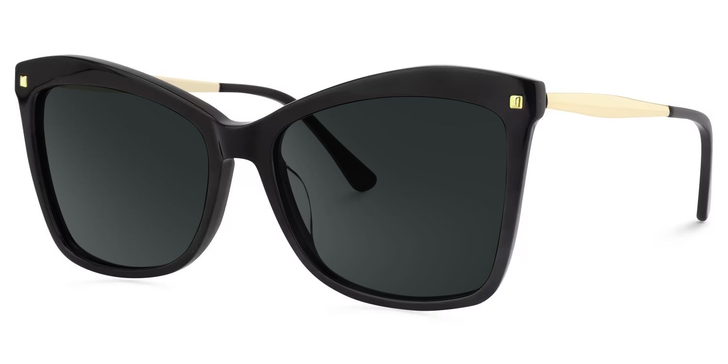 Isaebella Butterfly Black Frame Sunglasses | ZEELOOL UK1