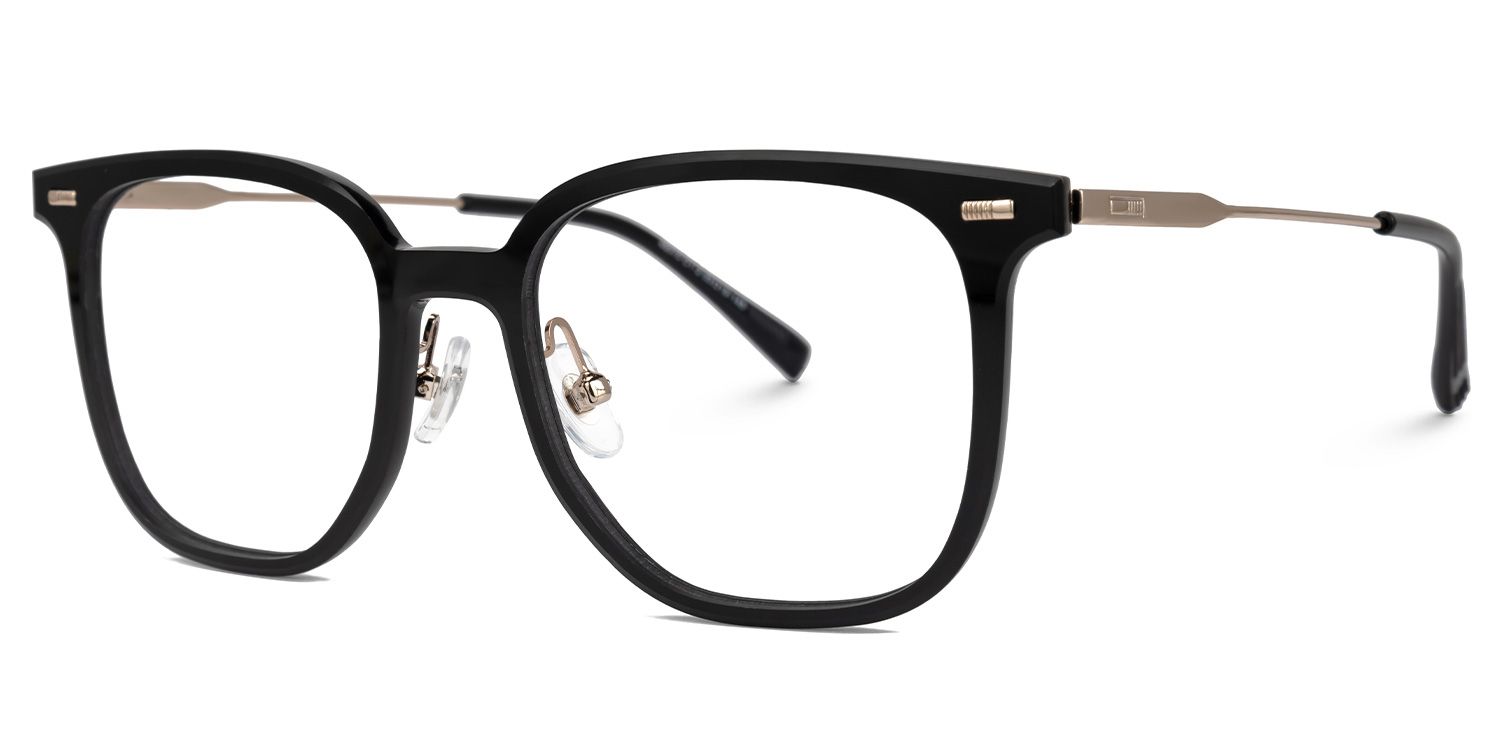 Abudy Square Black Glasses2
