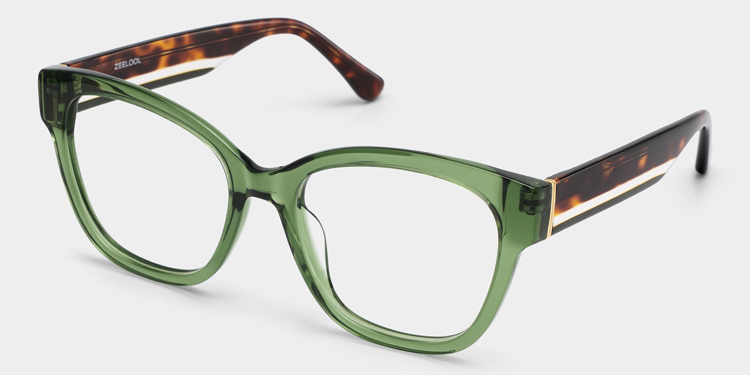 Everest Green Butterfly Glasses | Campus Athleisure Look2