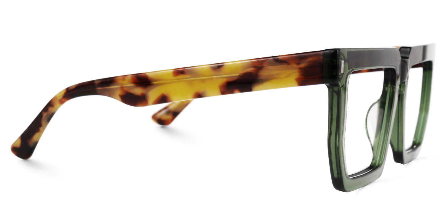 Rectangle Daniela Green Glasses deals -Zeelool Glasses3