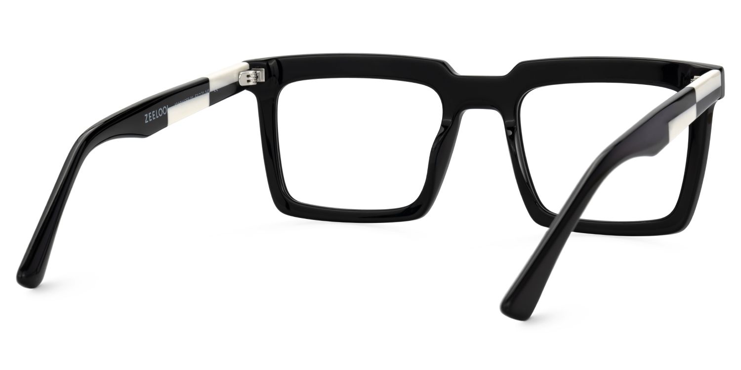 Leblanc Square Black Fashion Glasses For Men | ZEELOOL UK4