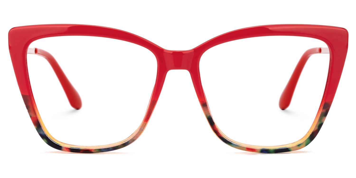 New Arrival Red Color for Awilda Frame Glasses | ZEELOOL UK0