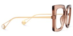 Qatar Square Beige Glasses2