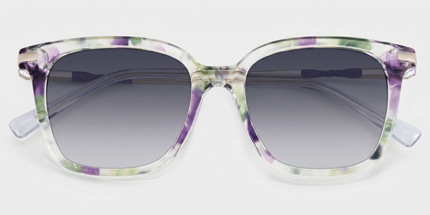 Jacqui Floral Square Bloom Eyewear for Women | ZEELOOL1