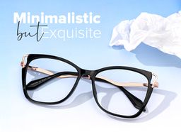 Farria Square Black Glasses4