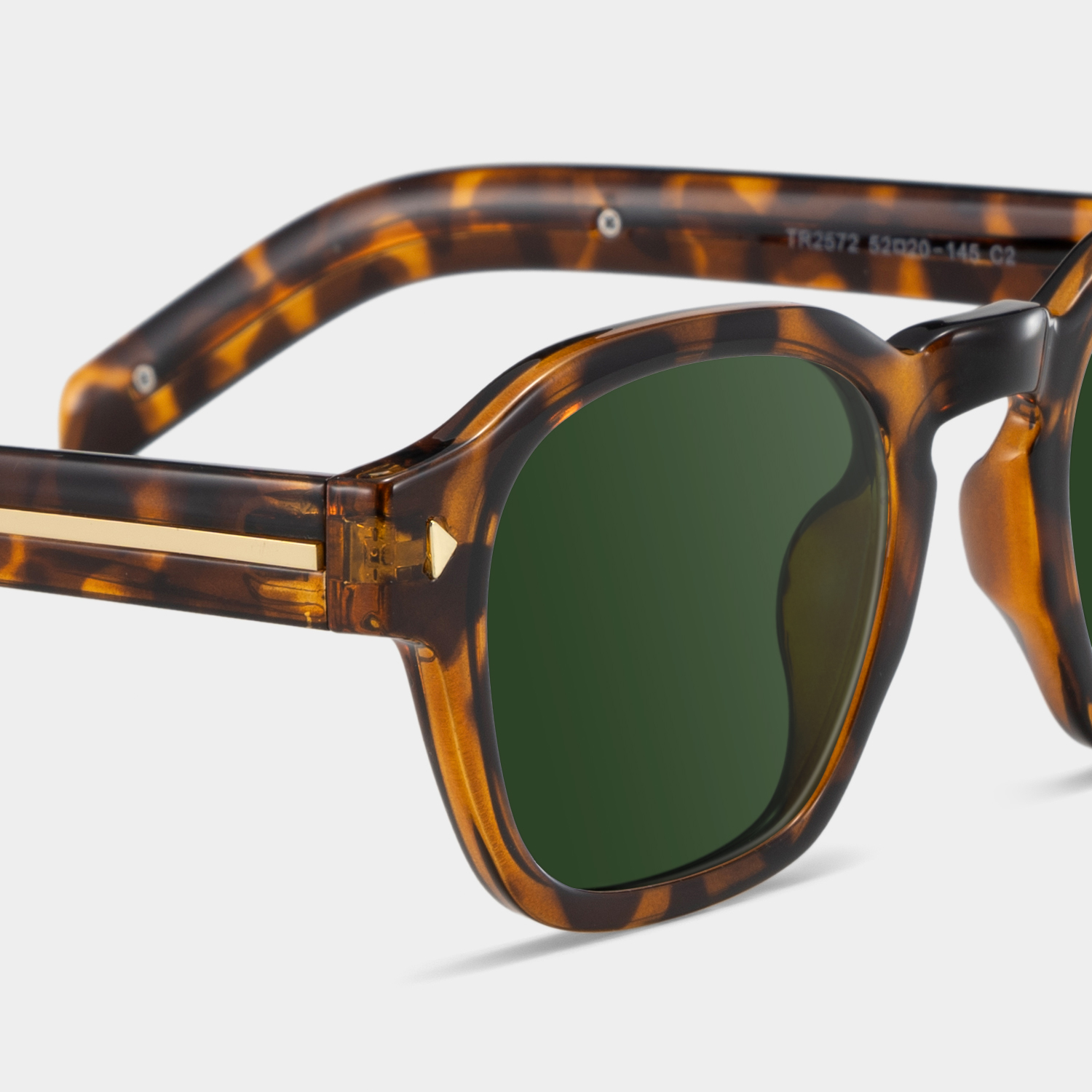 Leilani tortoise Frame Polarized Sunglasses with rectangle Style Online | ZEELOOL UK4