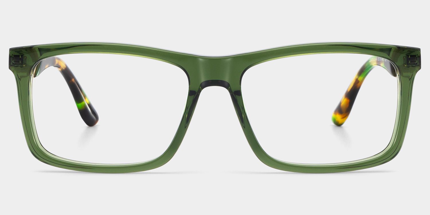 Morgan green rectangle glasses Online | ZEELOOL1