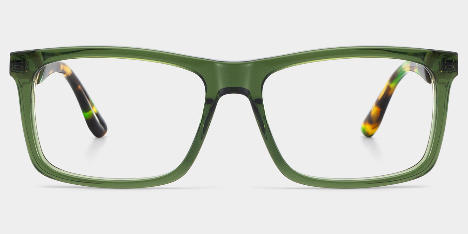 Morgan green rectangle glasses Online | ZEELOOL1