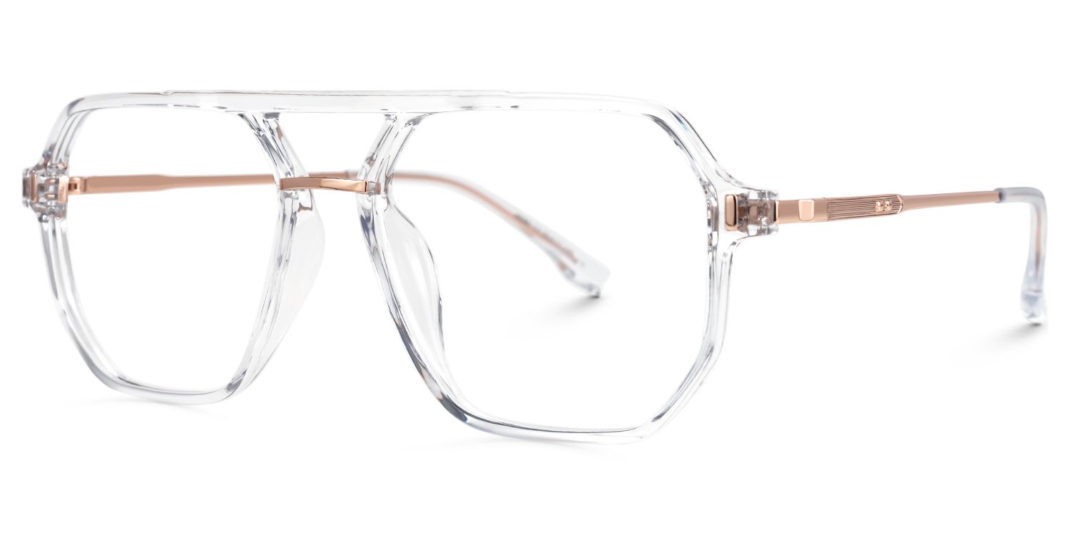 Aviator Lizbeth Clear Glasses on sale -Zeelool Glasses1