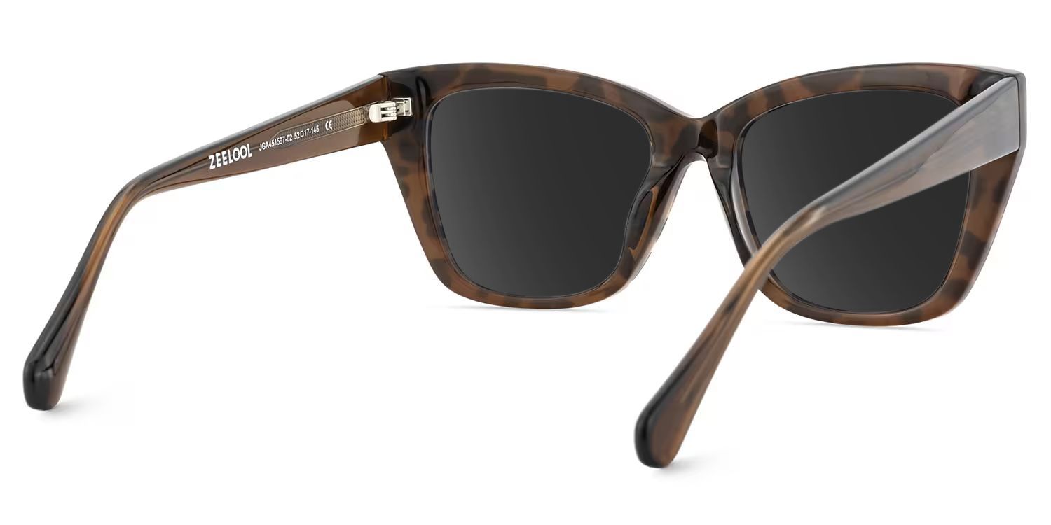 Tessia Leopard Square Glasses Women's Glasses | Zeelool4