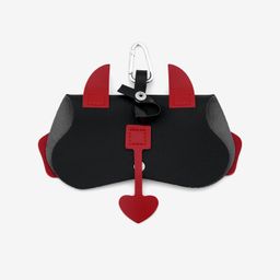 Black Red Little Devil Eyeglasses Bag With Hook4