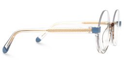 Cheril Round Clear Glasses2