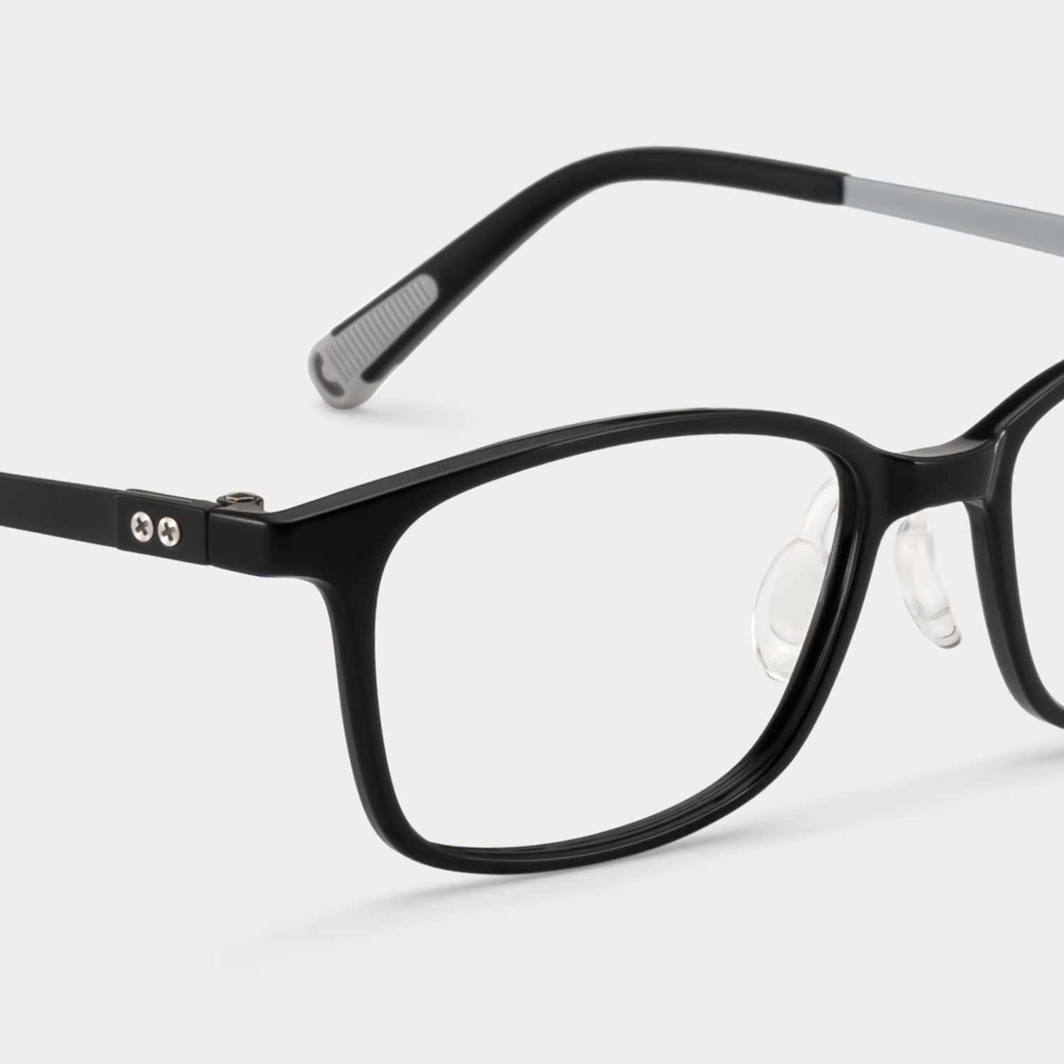 Finne Rectangle Black Glasses4