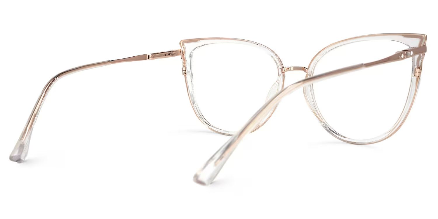 Estrada Cateye Black-Clear Eyeglasses and Glasses Frames5