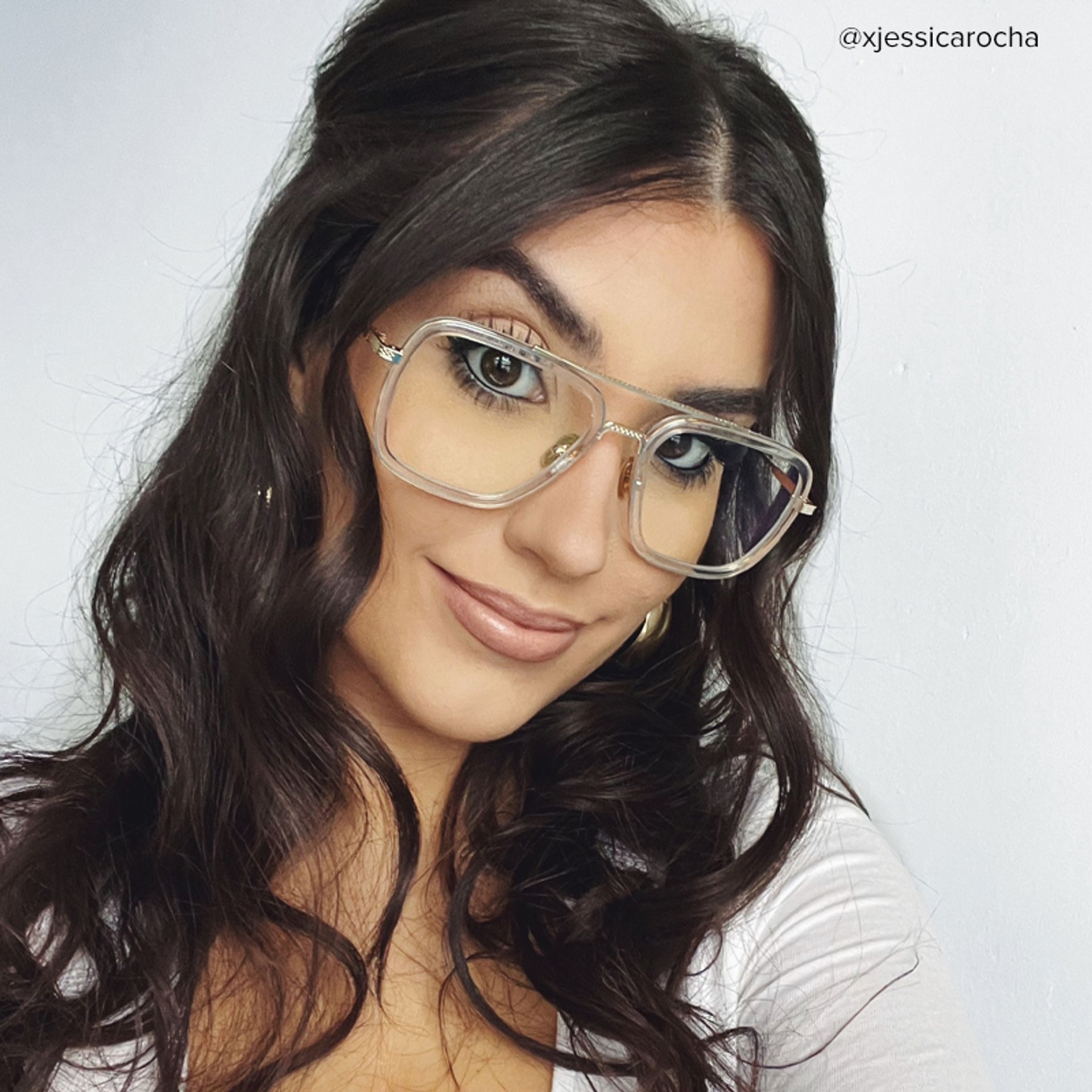 Gifford Aviator Clear Frame Glasses | ZEELOOL UK12