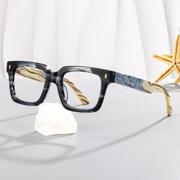 Rangel Rectangle Gray Glasses0