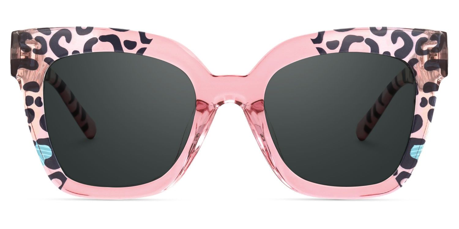Malcolm Tr90 Pink-Leopard Frame Sunglasses | ZEELOOL UK0