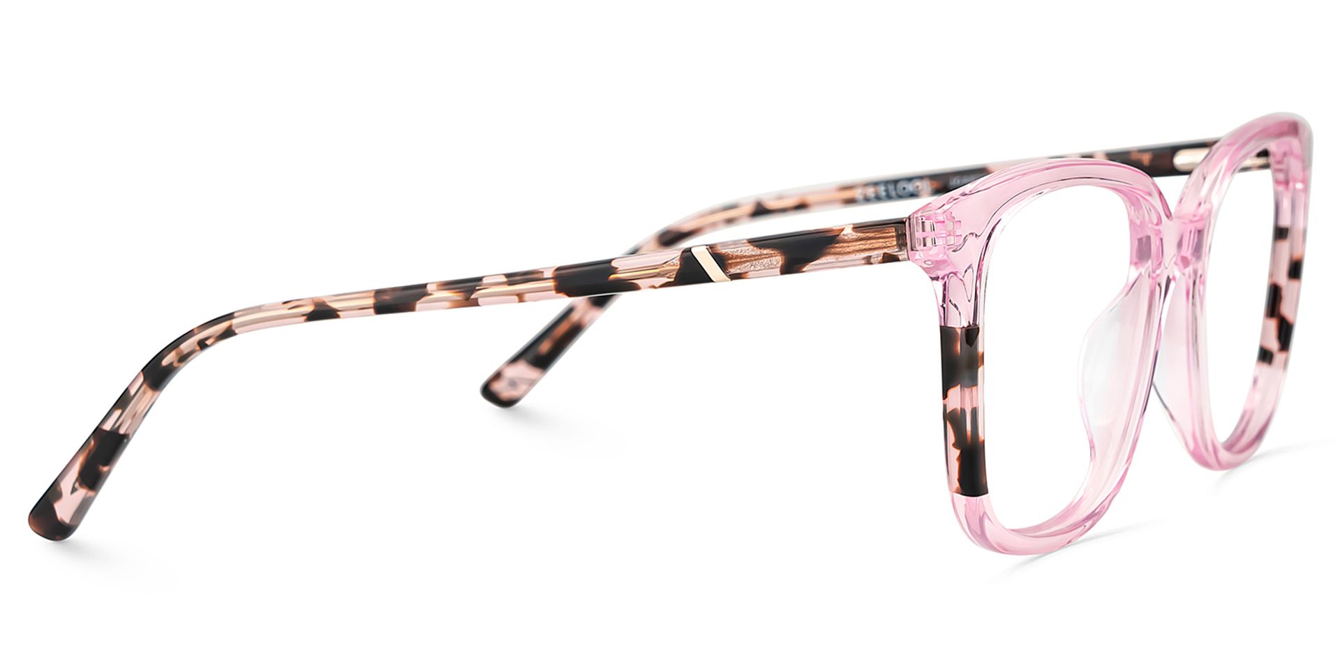 Finnley Acetate Pink Frame Glasses with Square Shape | ZEELOOL UK4