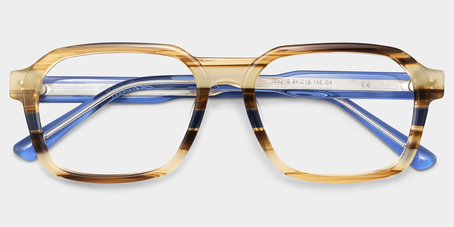 Arden Rectangle Colorful Glasses2