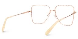 Alisandra Rose Gold Aviator Glasses3