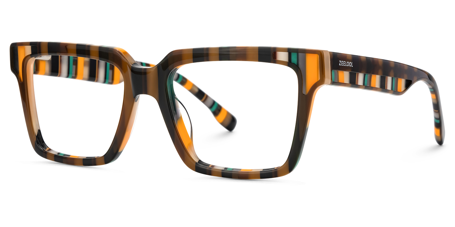 Adenike Square Brown Glasses2