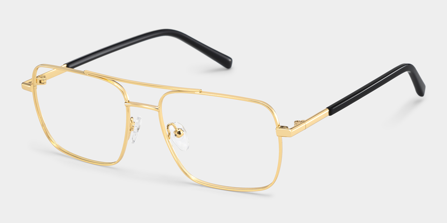 Iris Aviator Gold Glasses4