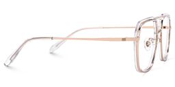 Vergie Clear Aviator Glasses2