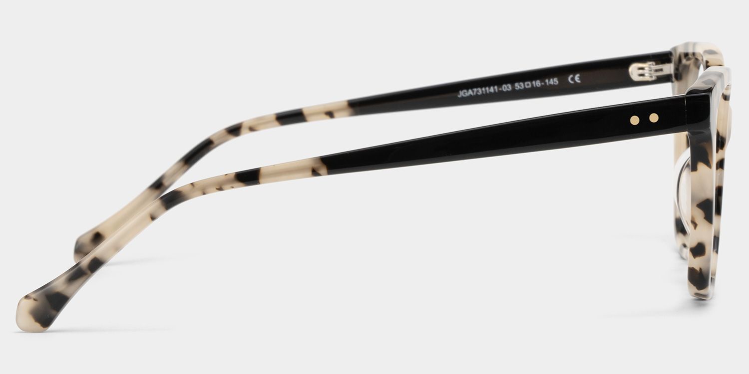 Lena Square Tortoise Frame Eyeglasses for Woman| ZEELOOL UK4