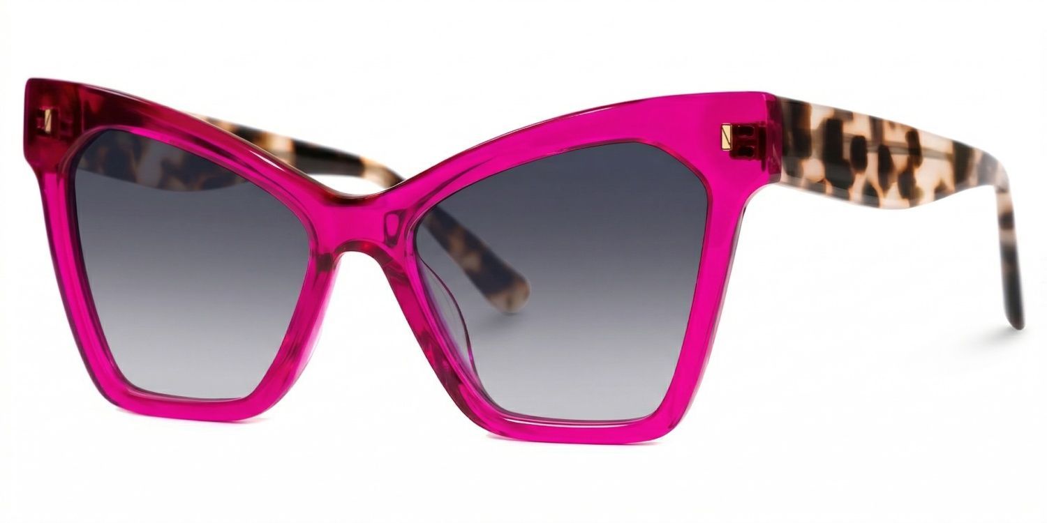 Senica Cateye Purple Glasses | Zeelool Glasses1