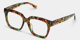 Xion Square Green-Tortoise Glasses2