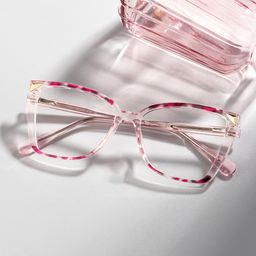 Shelia Butterfly Pink Glasses0
